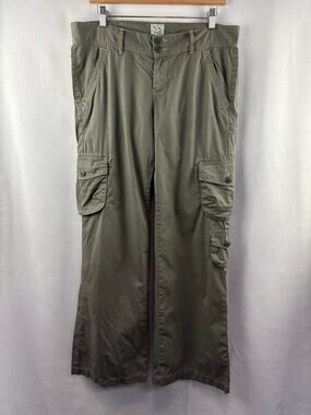 Women’s The Lucky Brand Size 12/31 Green Cargo Pants
